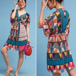 Anthropologie Maeve Geo Dress